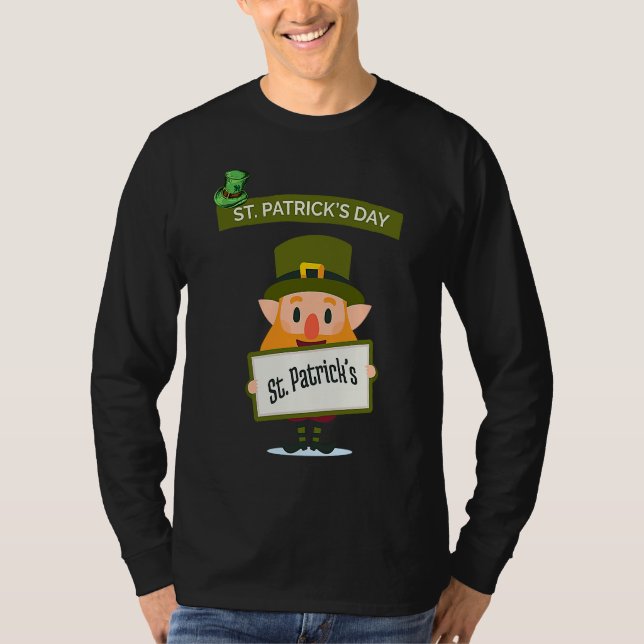 St Patrick's Day Fun Beer Drink Party Dublin Irlan T Shirt (Framsida)