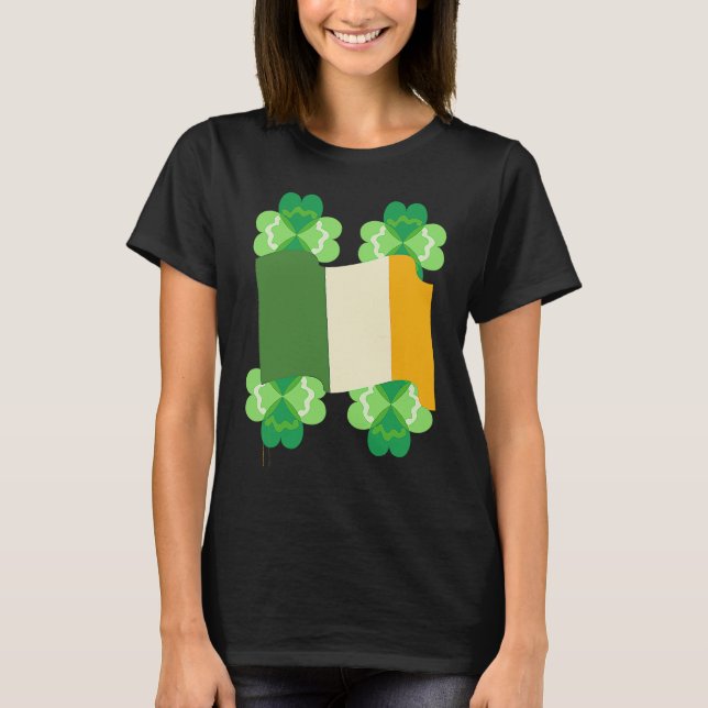 St Patrick's Day Fun Beer Drink Party Dublin Irlan T Shirt (Framsida)
