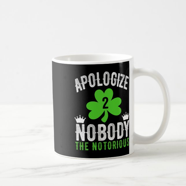 St. Patrick's Day Funny Fighter Drinker Irish Cono Kaffemugg (Höger)