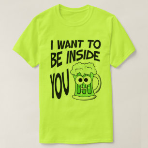 St. Patrick's Day Funny Grönt Beer T-Shirt