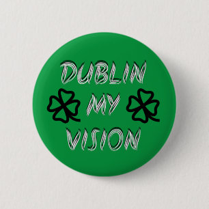 St. Patrick's Day Funny Humor Grönt Knapp