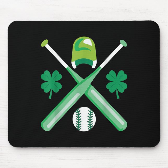 St patricks day Funny Irish Saint Paddy Baseball P Musmatta (Framsidan)
