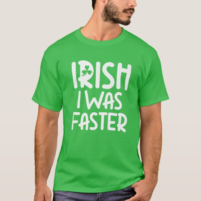 St. Patrick's Day Funny Irish Springer Shamrock Tu T Shirt (Framsida)