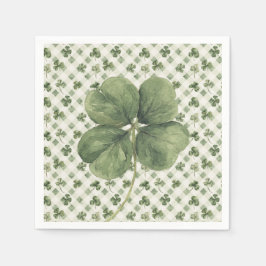 St Patricks Day Fyrklöver Pappersservett