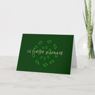St patrick's day gaeliska kort