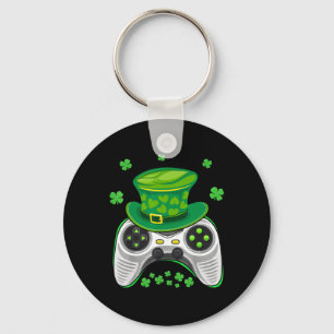 St patricks day Gam för spelkontroll Shamrock Game Nyckelring