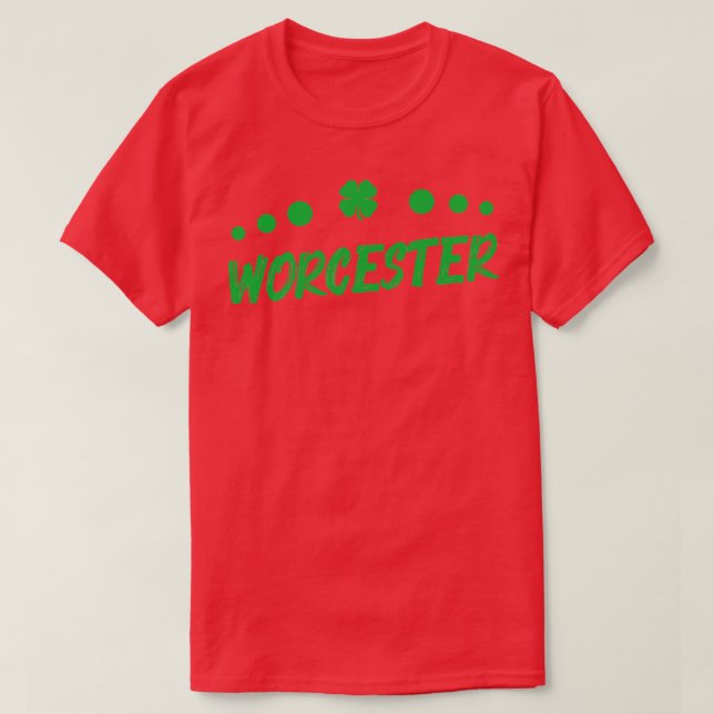 St patricks day Gift I Irish Party Worcester 2 T Shirt (Design framsida)