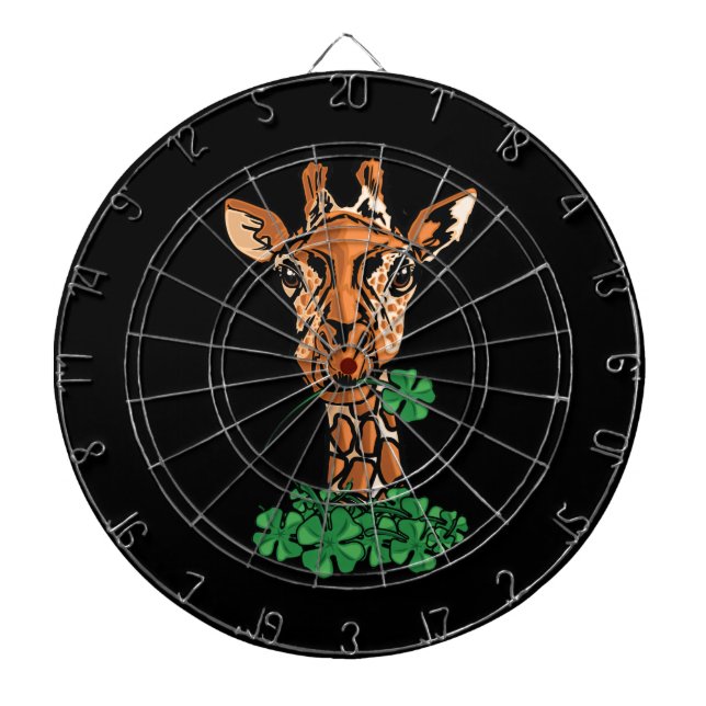 St. Patricks Day Giraffe Darttavla (Framsidan)