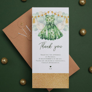 St patrick's day Girl Birthday Tack Kort