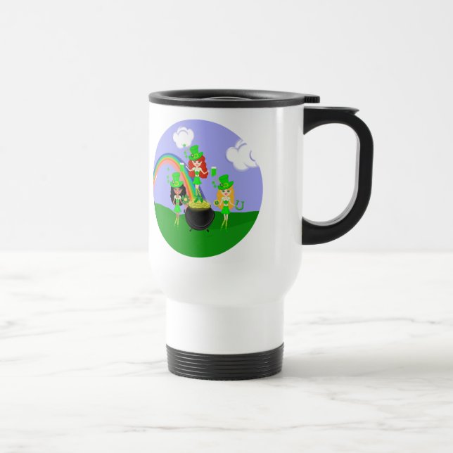 St Patrick's Day Girl Leprechaunss Resemugg (Höger)