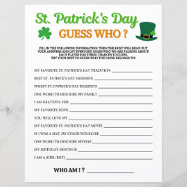 St. Patrick's Day gissar vem som spelar