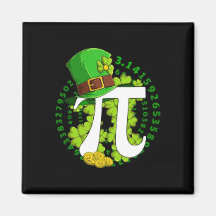 St Patricks Day Glad Pi-dagen Math Science Irländs Magnet