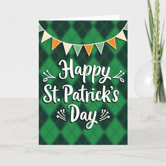 St Patricks Day Glädjekort Kort (Framsida)