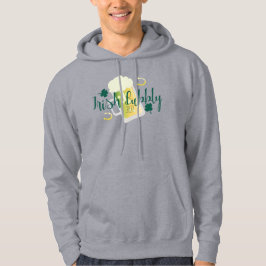 St Patricks Day Glänsande Grön   Hoodie