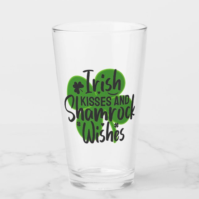 St patrick's day glas med citat (Framsida)