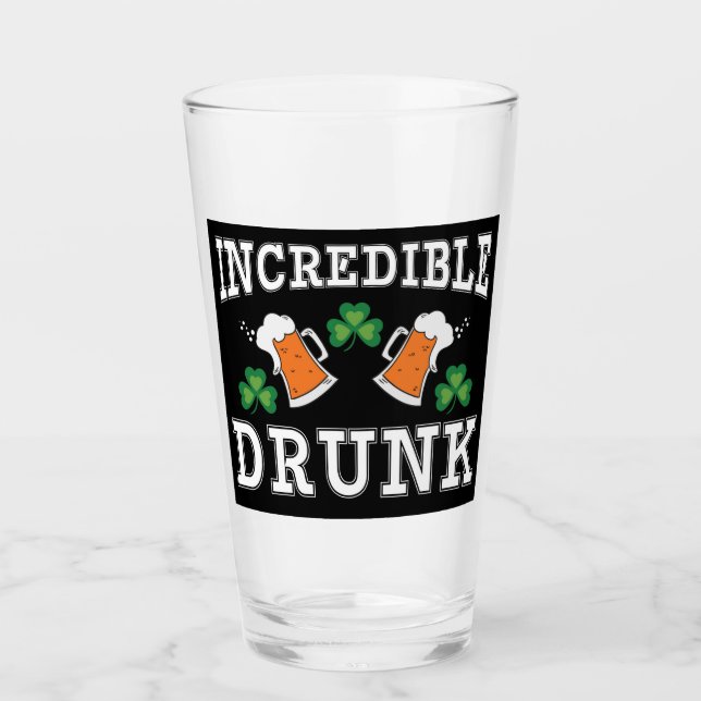 St patrick's day Glass Glaskopp (Framsida)