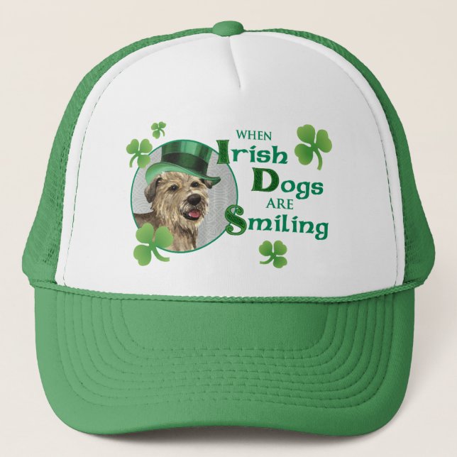St. Patrick's Day Glen of Imaal Terrier Keps (Framsida)