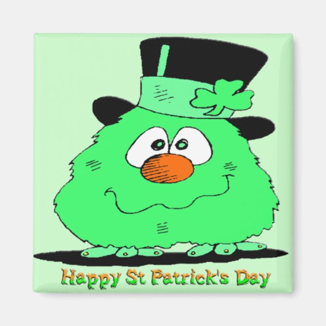 St patrick's day Gnome Magnet (Framsidan)