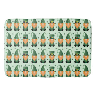 St patricks day Gnome Mönster Badrumsmatta