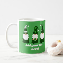 St patricks day Gnomes Cute Personlig Kaffemugg