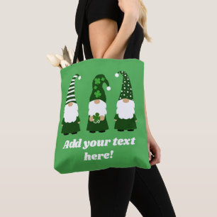 St patricks day Gnomes Cute Personlig Tygkasse