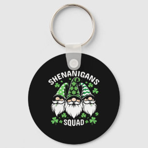 St patricks day Gnomes Shenanigans Squad 2024 Mana Nyckelring