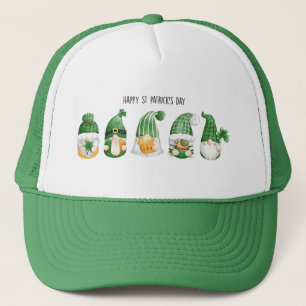 st patrick's day Gnomes Truckerkeps
