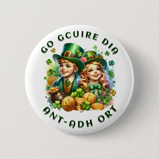 St patrick's day | Go gcuire Dia an t ádort Knapp (Framsida)