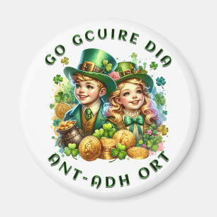St patrick's day Go gcuire Dia an t ádort Magnet