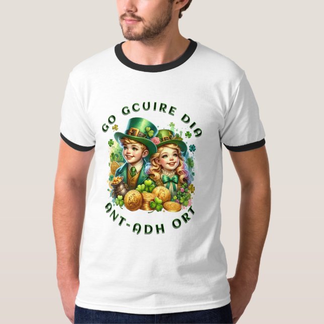 St patrick's day | Go gcuire Dia an t ádort Shirt (Framsida)
