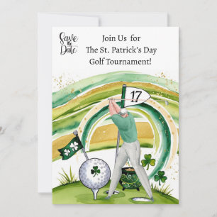 St. Patrick's Day Golf Tournament-inbjudan Spara Datumet