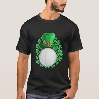St patricks day Golfing Golf Klöver Manar Women Ki T Shirt