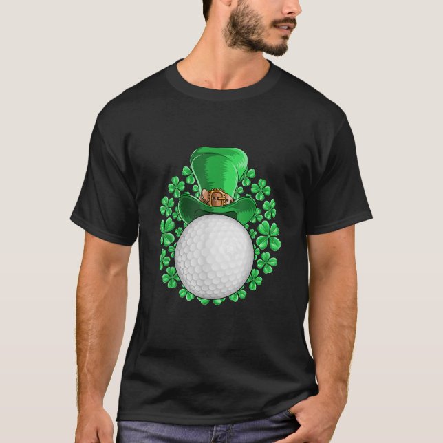 St patricks day Golfing Golf Klöver Manar Women Ki T Shirt (Framsida)