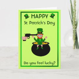 St patrick's day gör dig det lyckliga kort