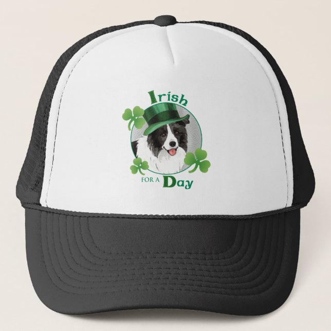 St. Patrick's Day Gräns Collie Keps (Framsida)