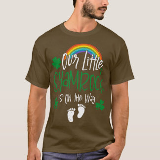 St patrick's day Gravid Meddelande Little Sha T Shirt