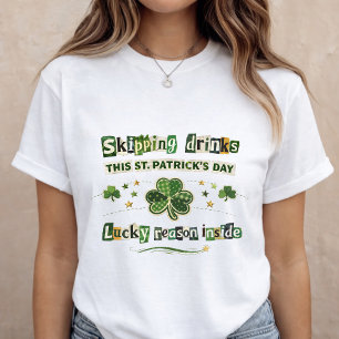St. Patrick's Day graviditetsannonsering T Shirt