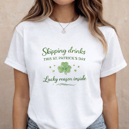 St. Patrick's Day graviditetsannonsering T Shirt