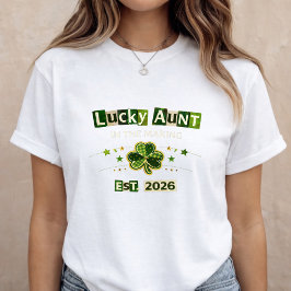 St. Patrick's Day graviditetsannonsering T Shirt