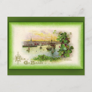 St. Patrick's Day Greeting Cards Waterford View Vykort