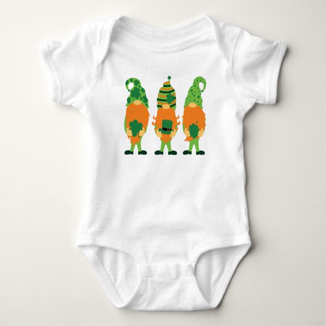 St. Patrick's Day Grnomes-0000 T Shirt (Framsida)