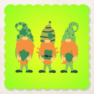 St. Patrick's Day Grnomes-59065 Underlägg Papper