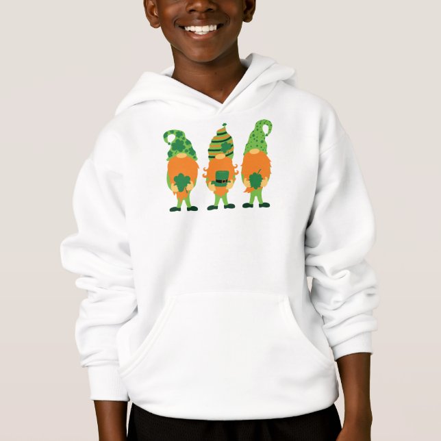 St. Patrick's Day Grnomes-61112 T Shirt (Framsida)