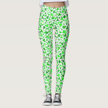 St Patricks Day Gröna Shamrocks Konfetti
