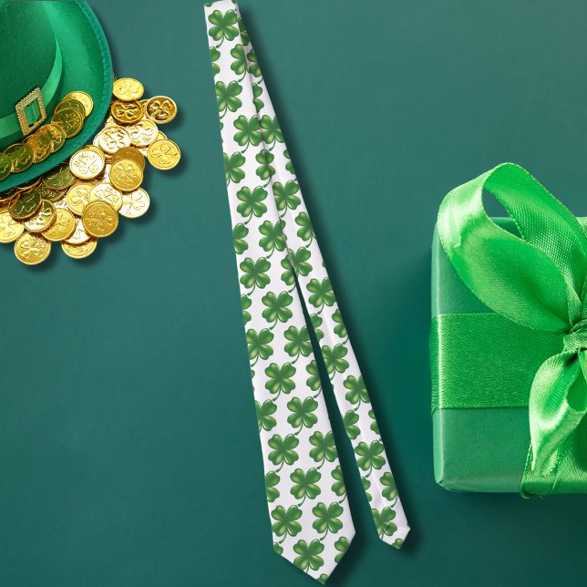St. Patrick's Day Grönt 4 löv Klöver Shamrock Slips (Skapare uppladdad)