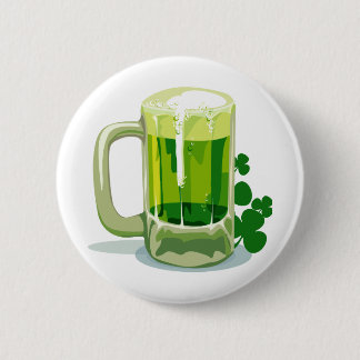 St. Patrick's Day Grönt Beer Knapp
