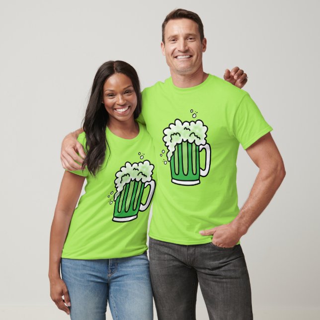 St patrick's day Grönt Beer T Shirt (Unisex)
