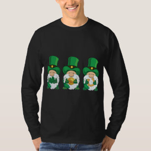 St patricks day, grönt gnomer, irländare t shirt