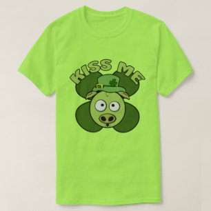 St patricks day Grönt Kiss Me Gris Tröja