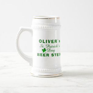 St Patrick's day Grönt Klöver Namn Sejdel